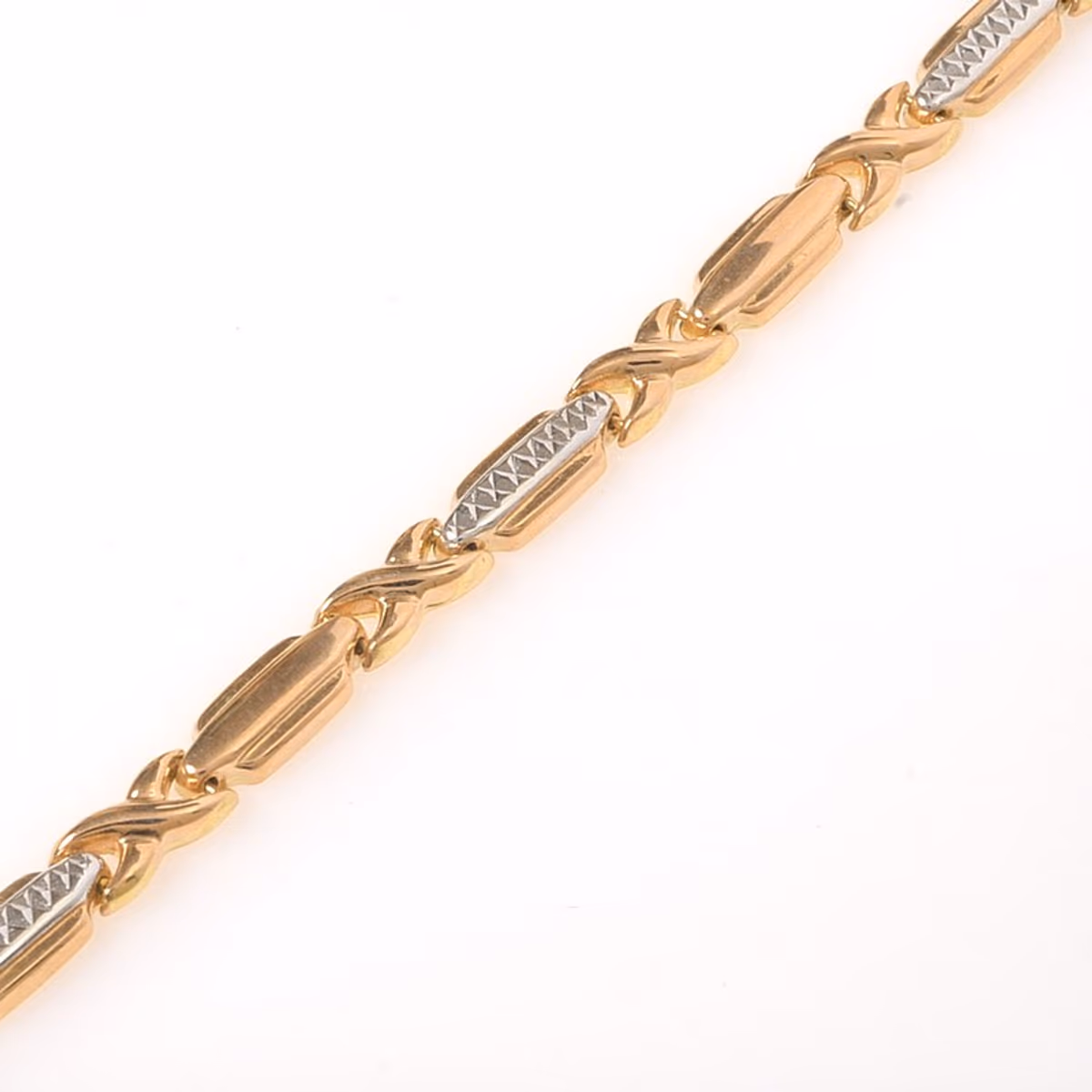 Браслет из красного золота 585 пробы