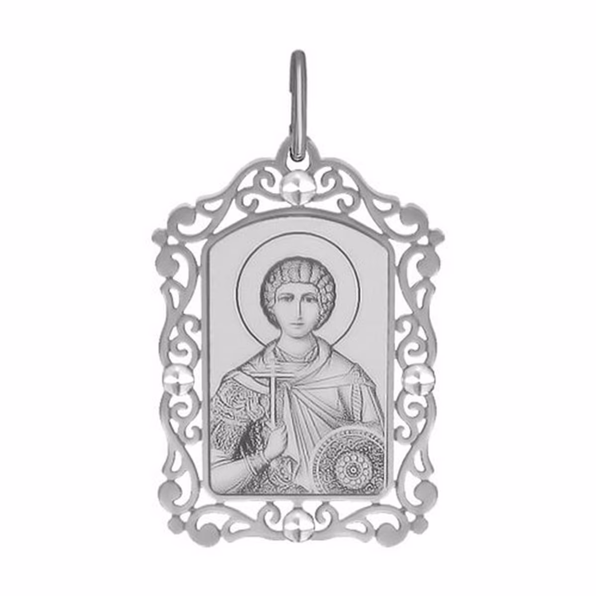 Подвеска-образок из серебра 925 пробы