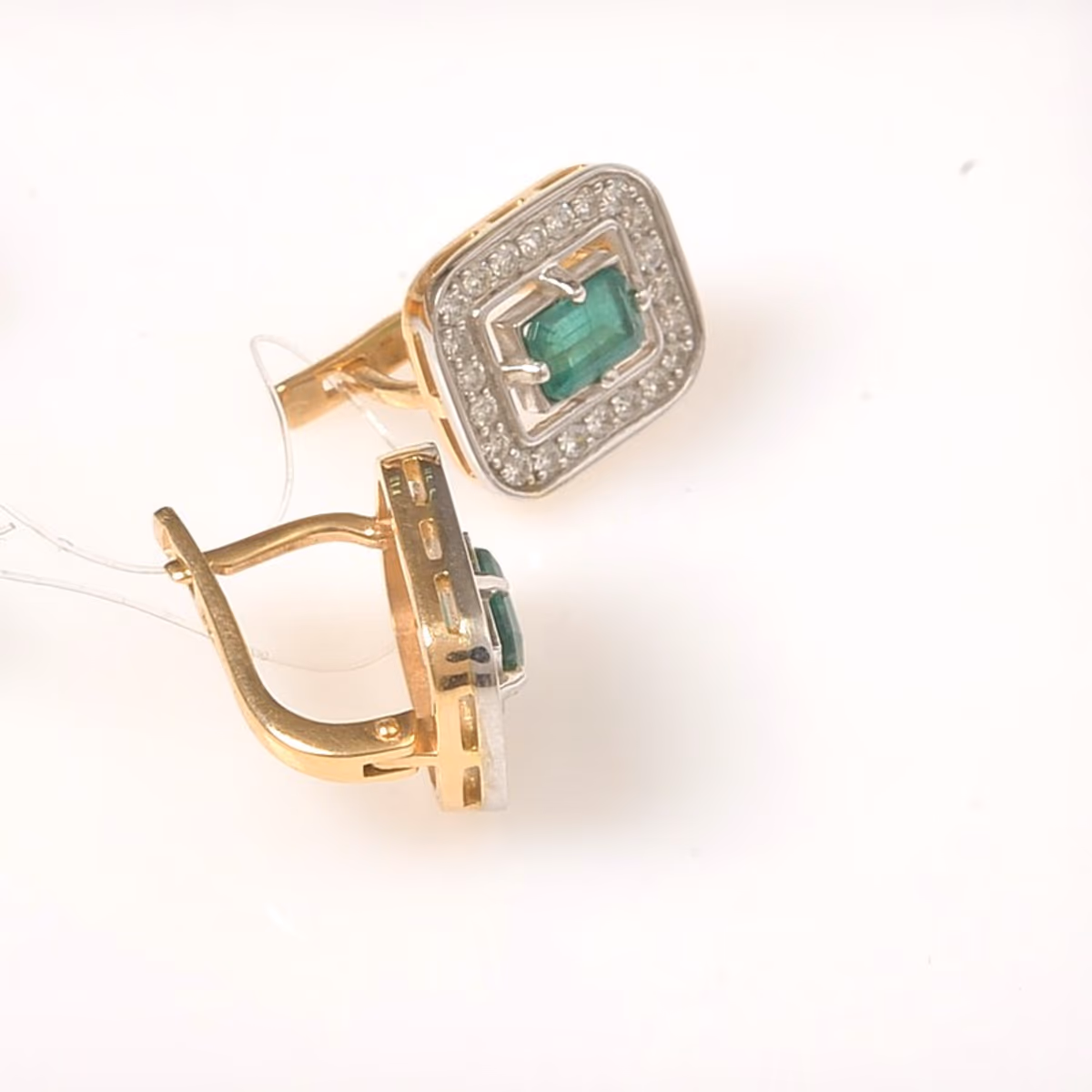 Серьги из красного золота 585 пробы