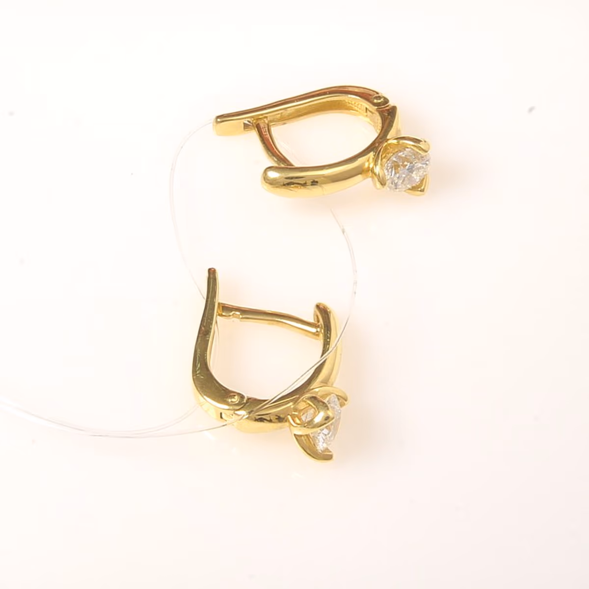 Серьги из жёлтого золота 585 пробы