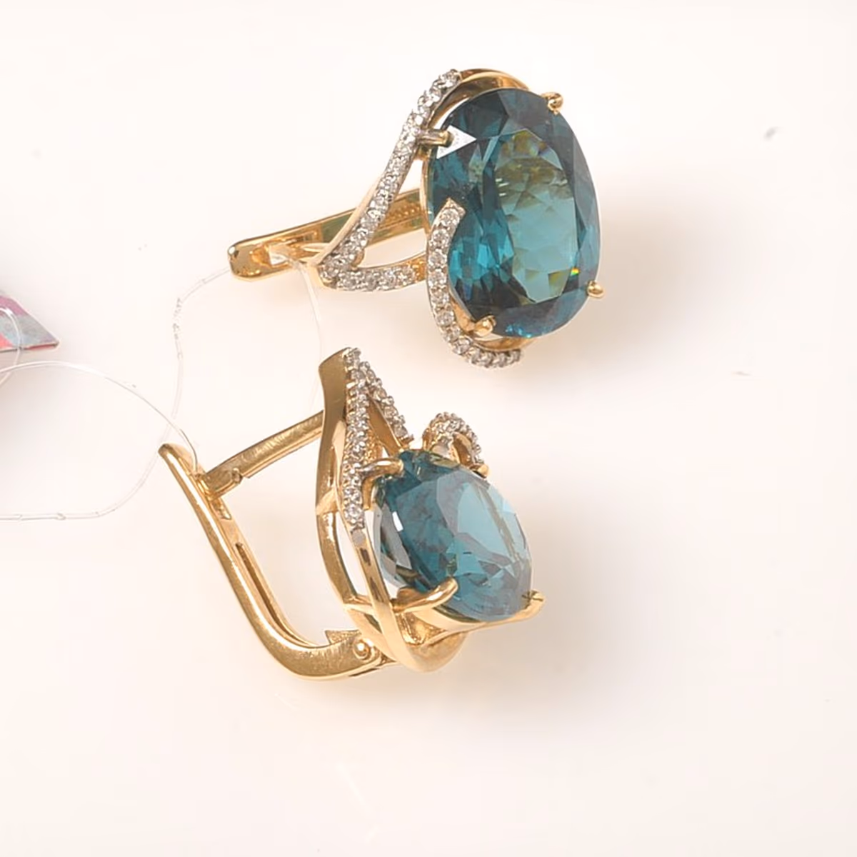 Серьги из красного золота 585 пробы