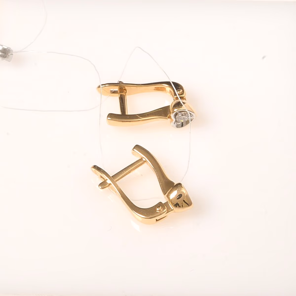 Серьги из белого золота 585 пробы
