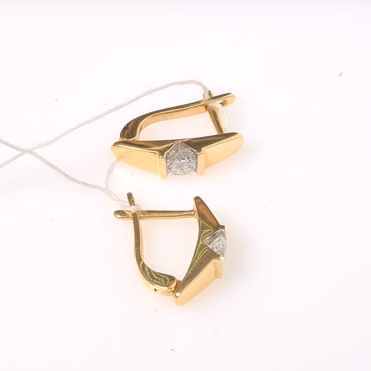 Серьги из красного золота 585 пробы