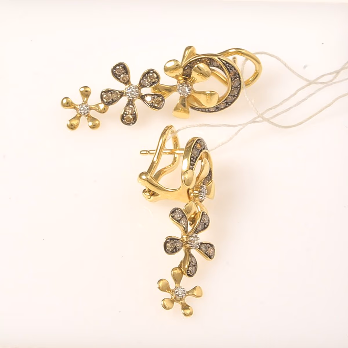 Серьги из жёлтого золота 585 пробы