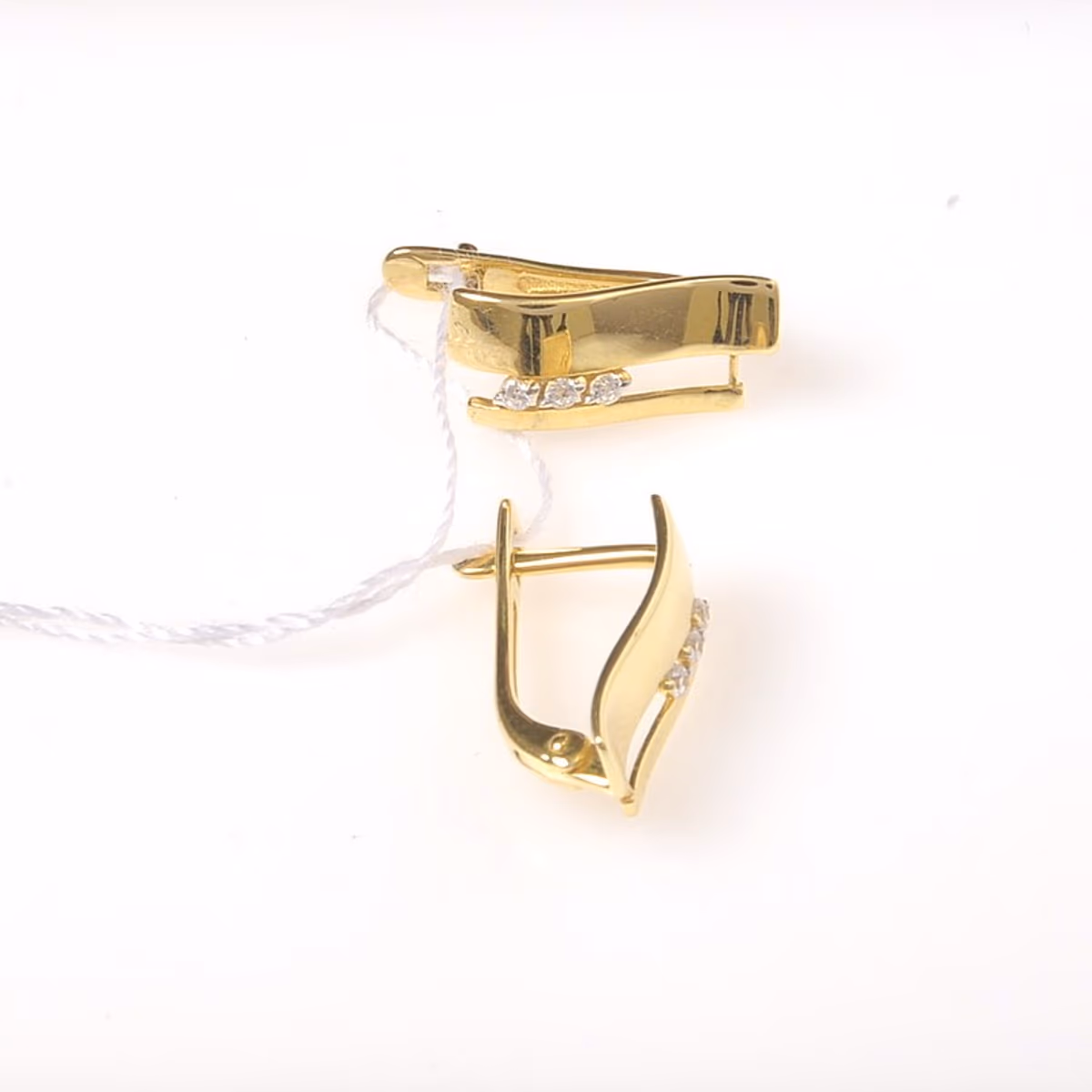 Серьги из жёлтого золота 585 пробы