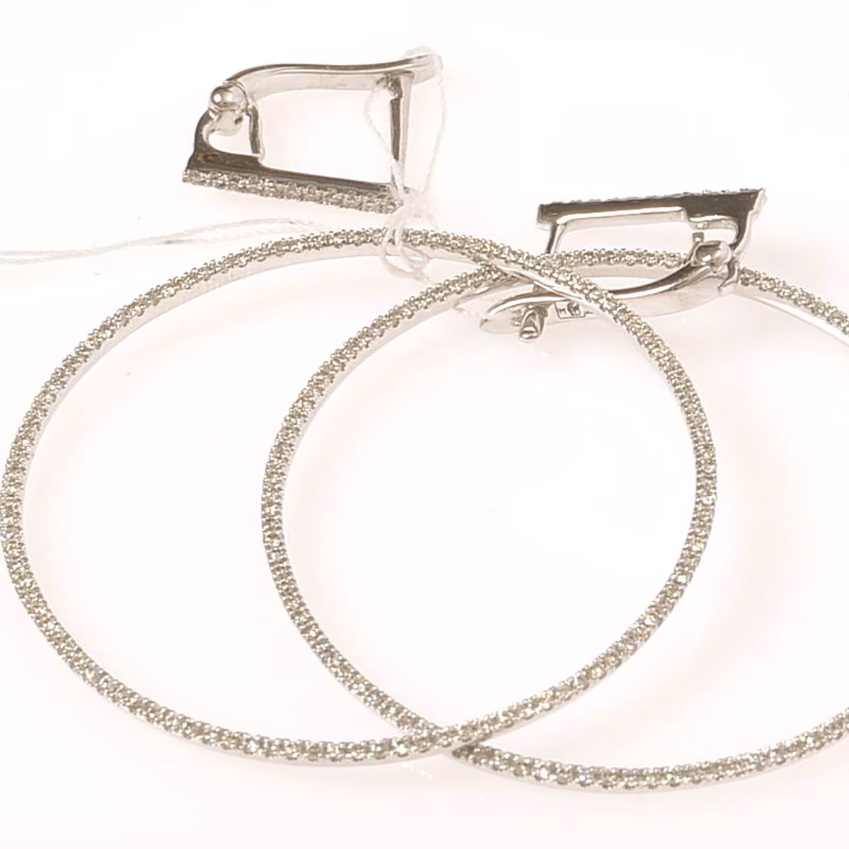 Серьги из белого золота 585 пробы