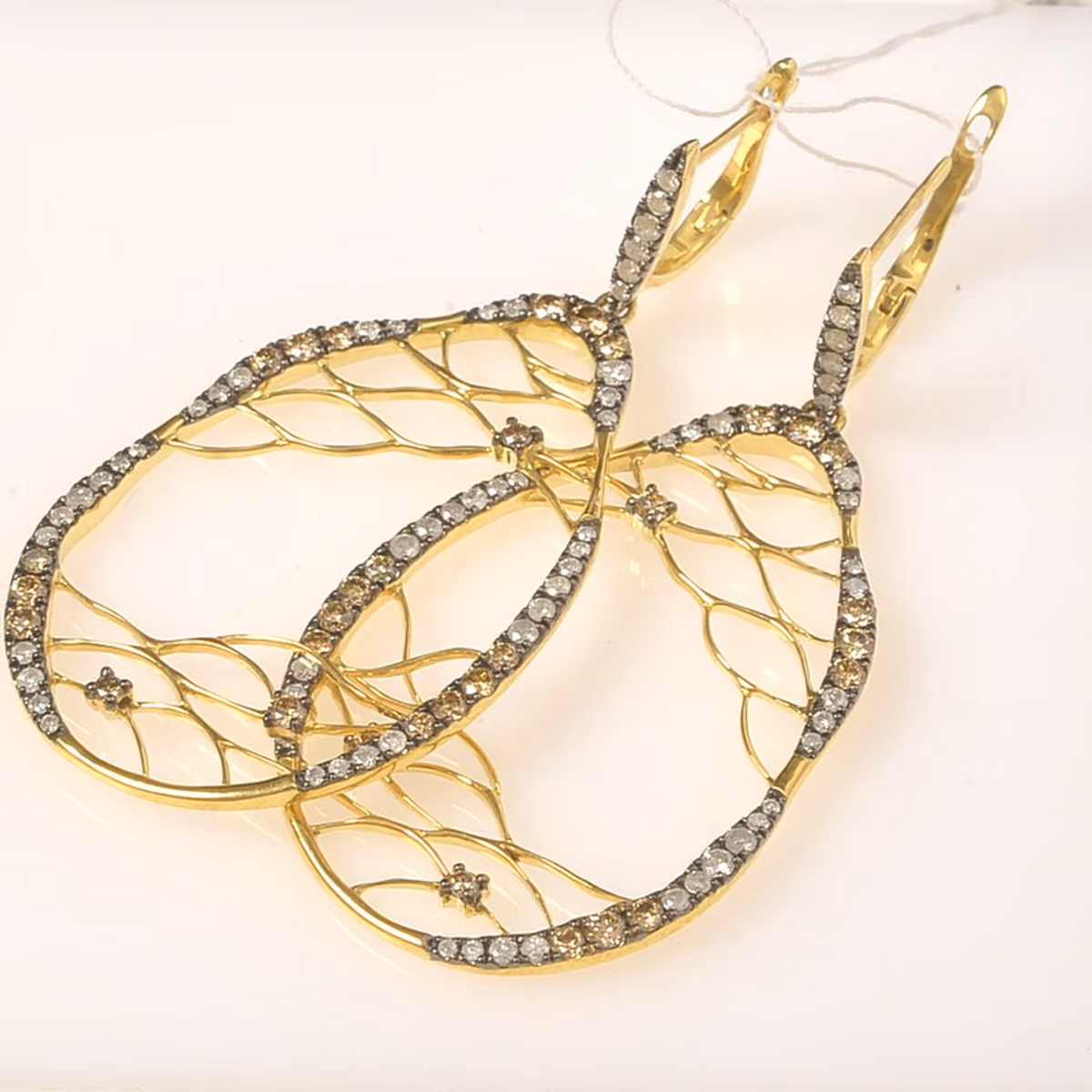 Серьги из жёлтого золота 585 пробы