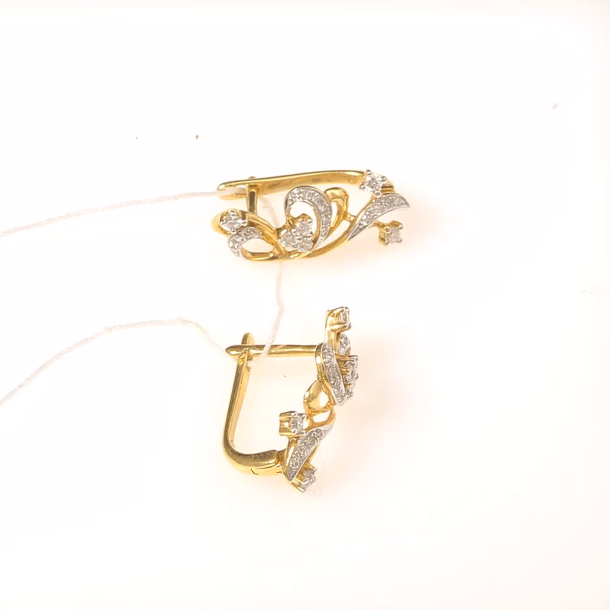 Серьги из жёлтого золота 585 пробы