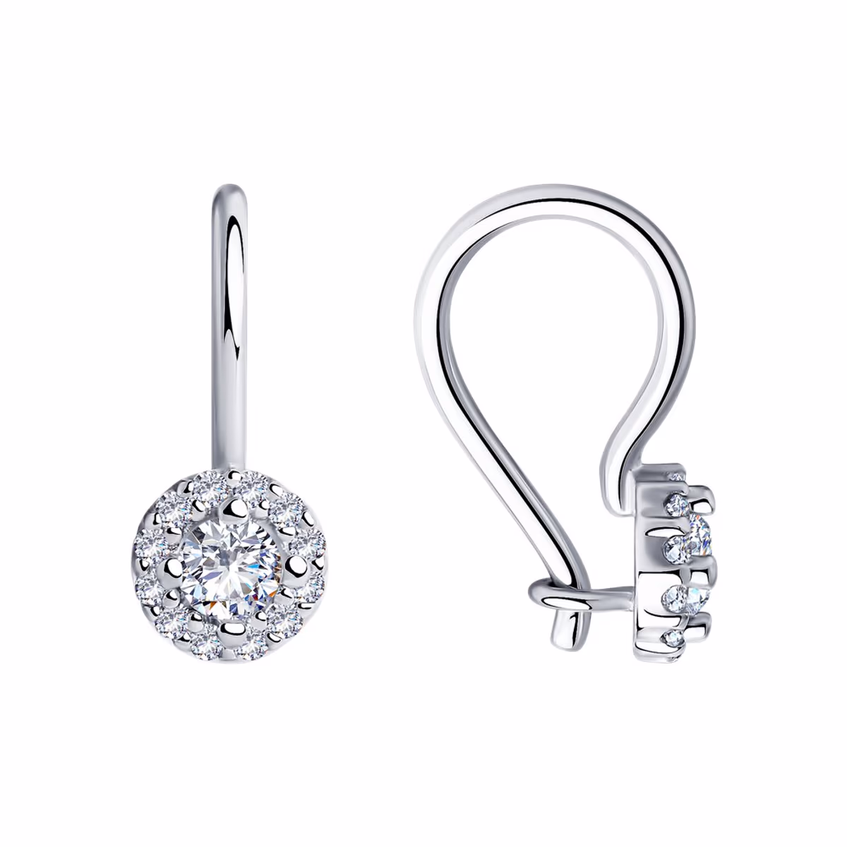 Серьги из серебра 925 пробы
