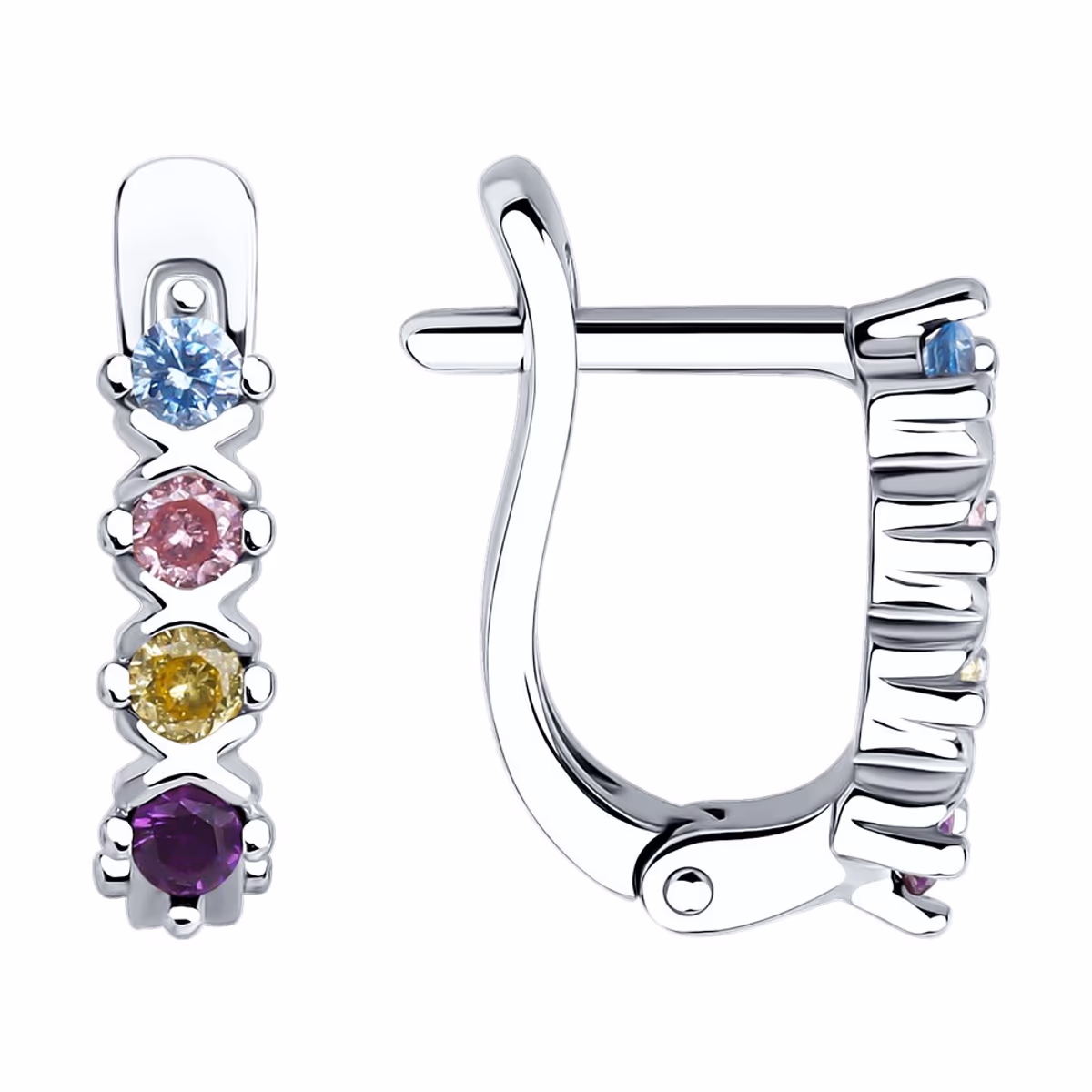 Серьги из серебра 925 пробы