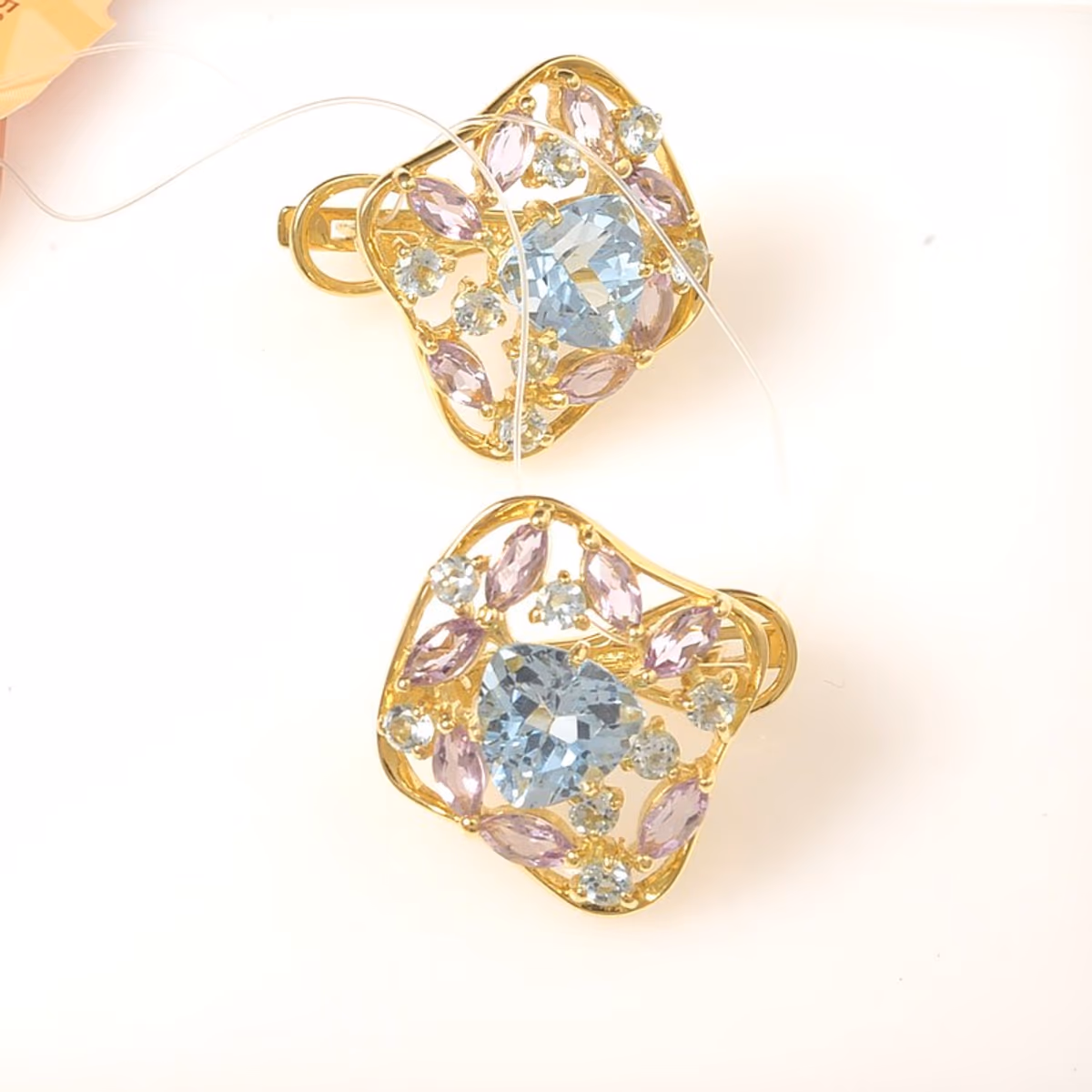 Серьги из жёлтого золота 585 пробы