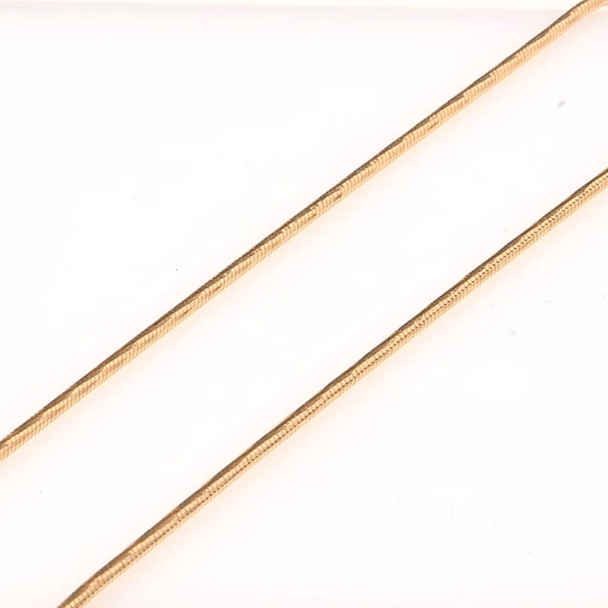 Цепь снейк из красного золота 585 пробы