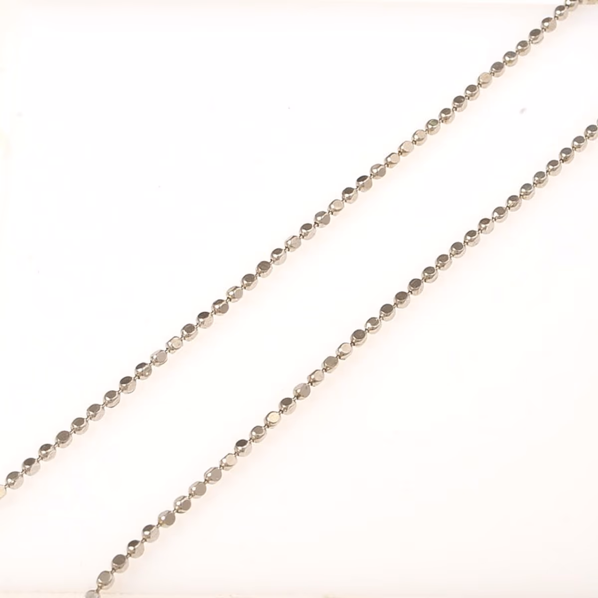 Цепь перлина из серебра 925 пробы
