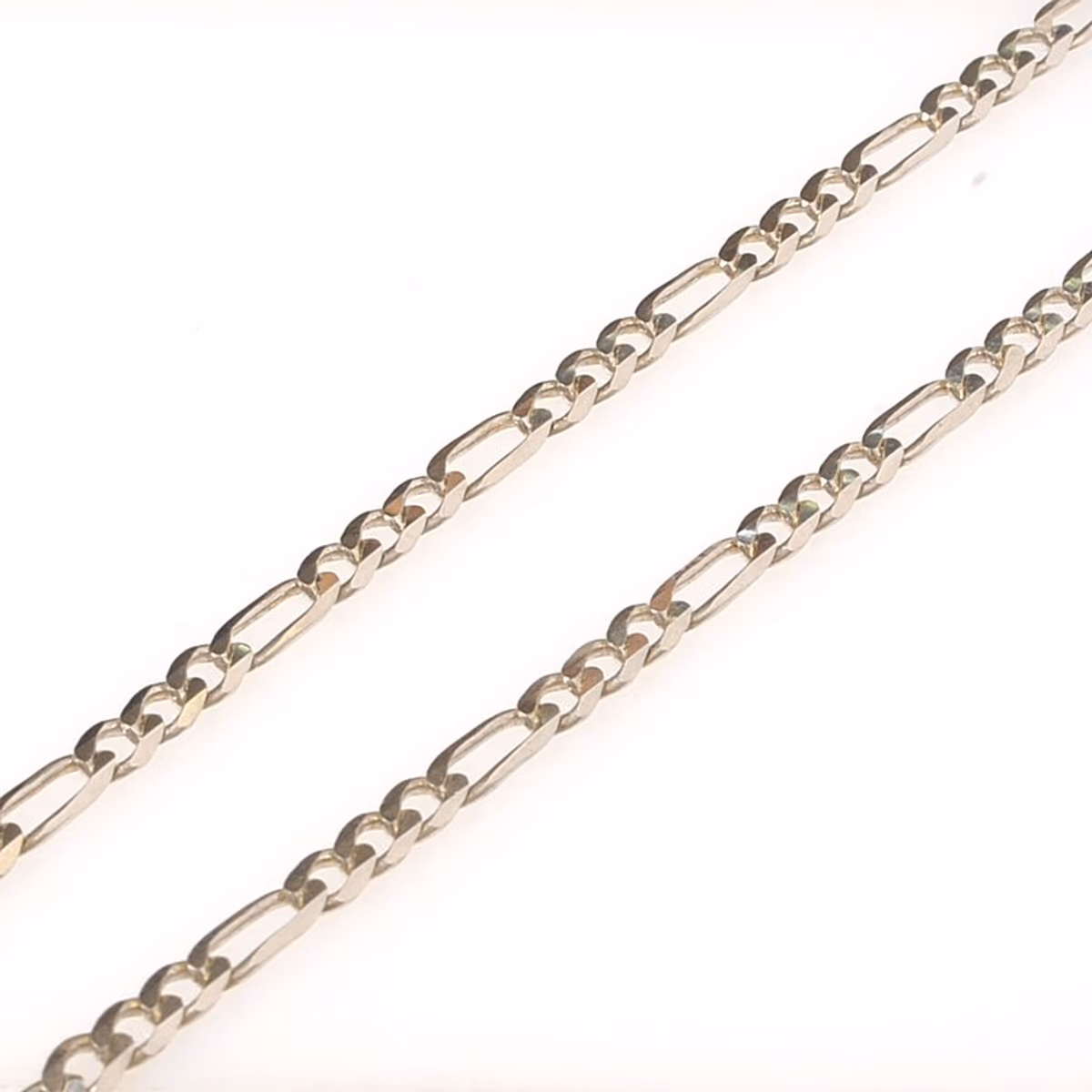 Цепь фигаро из серебра 925 пробы