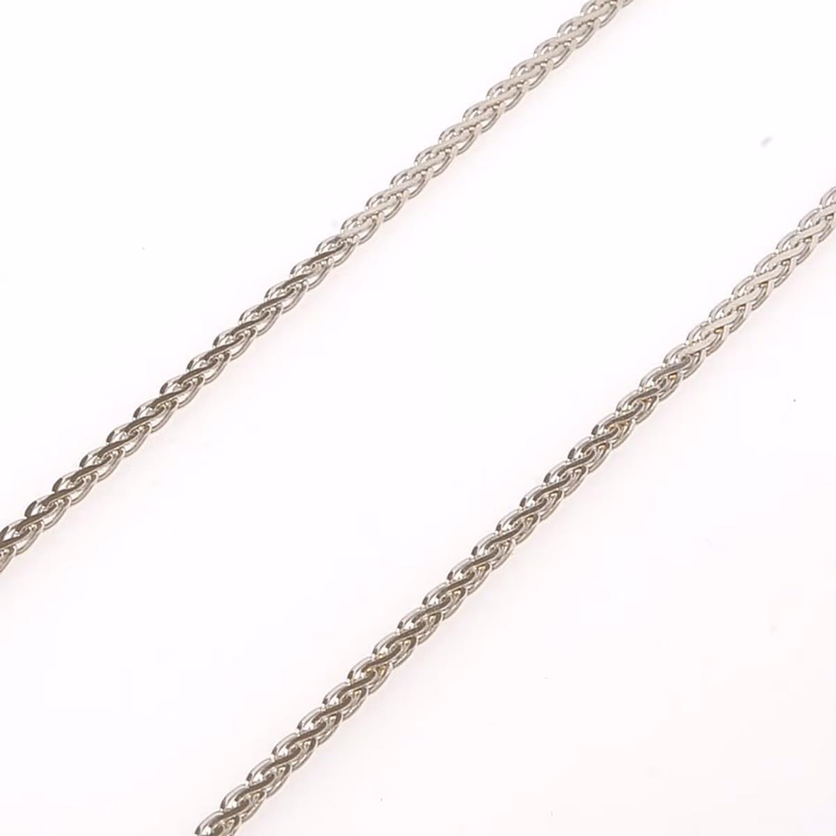 Цепь коса из серебра 925 пробы