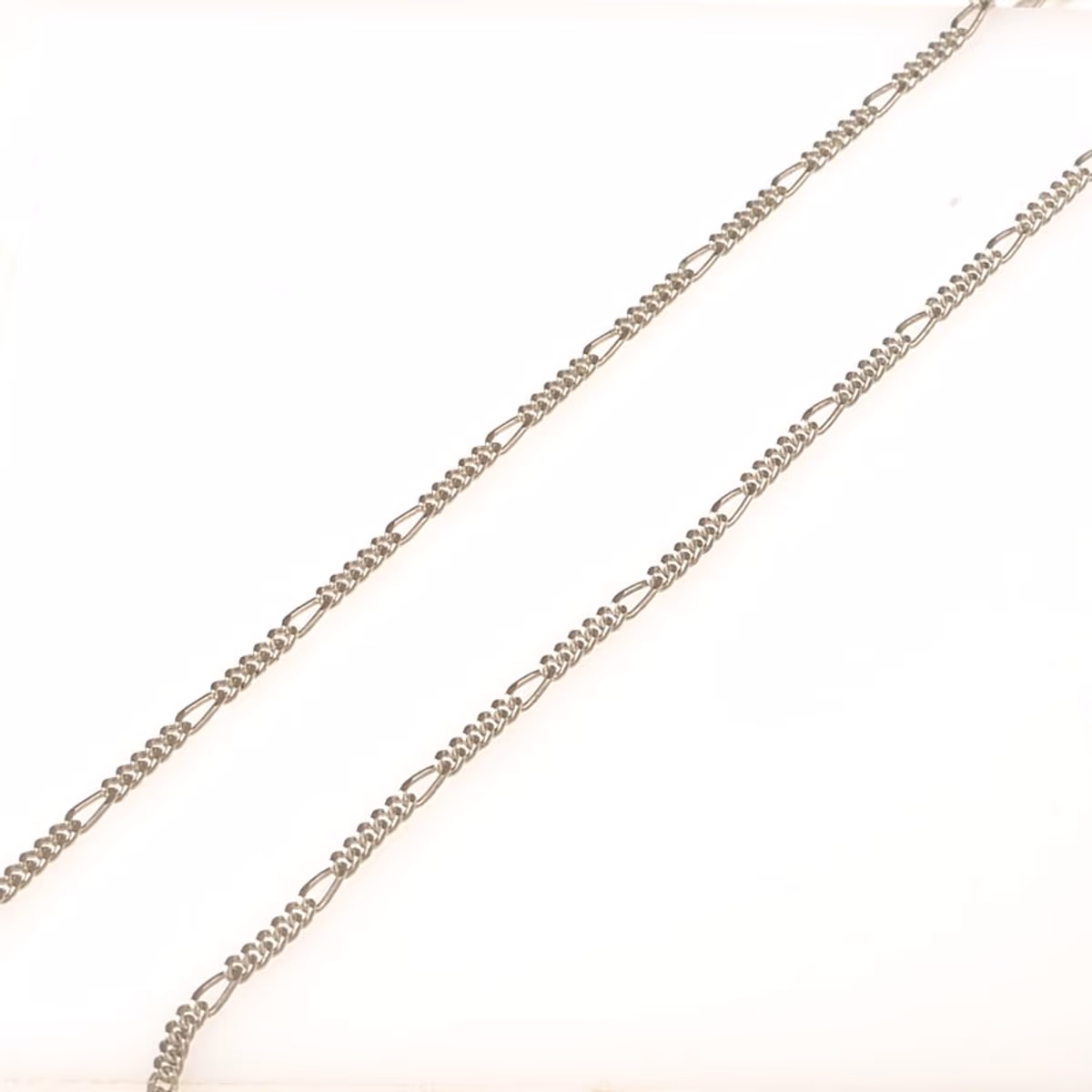 Цепь фигаро из серебра 925 пробы