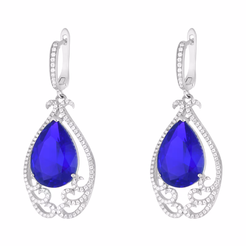 Серьги из серебра 925 пробы