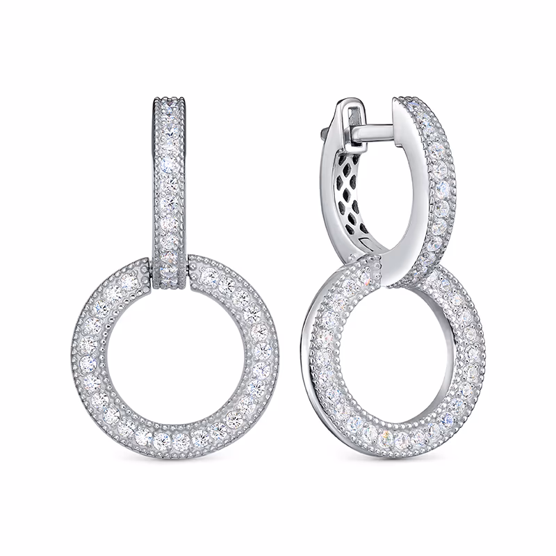 Серьги из серебра 925 пробы
