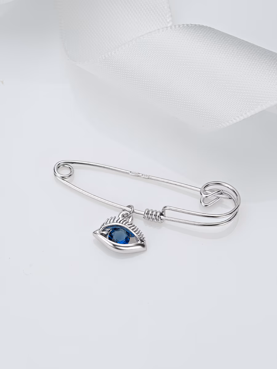 Брошь из серебра 925 пробы